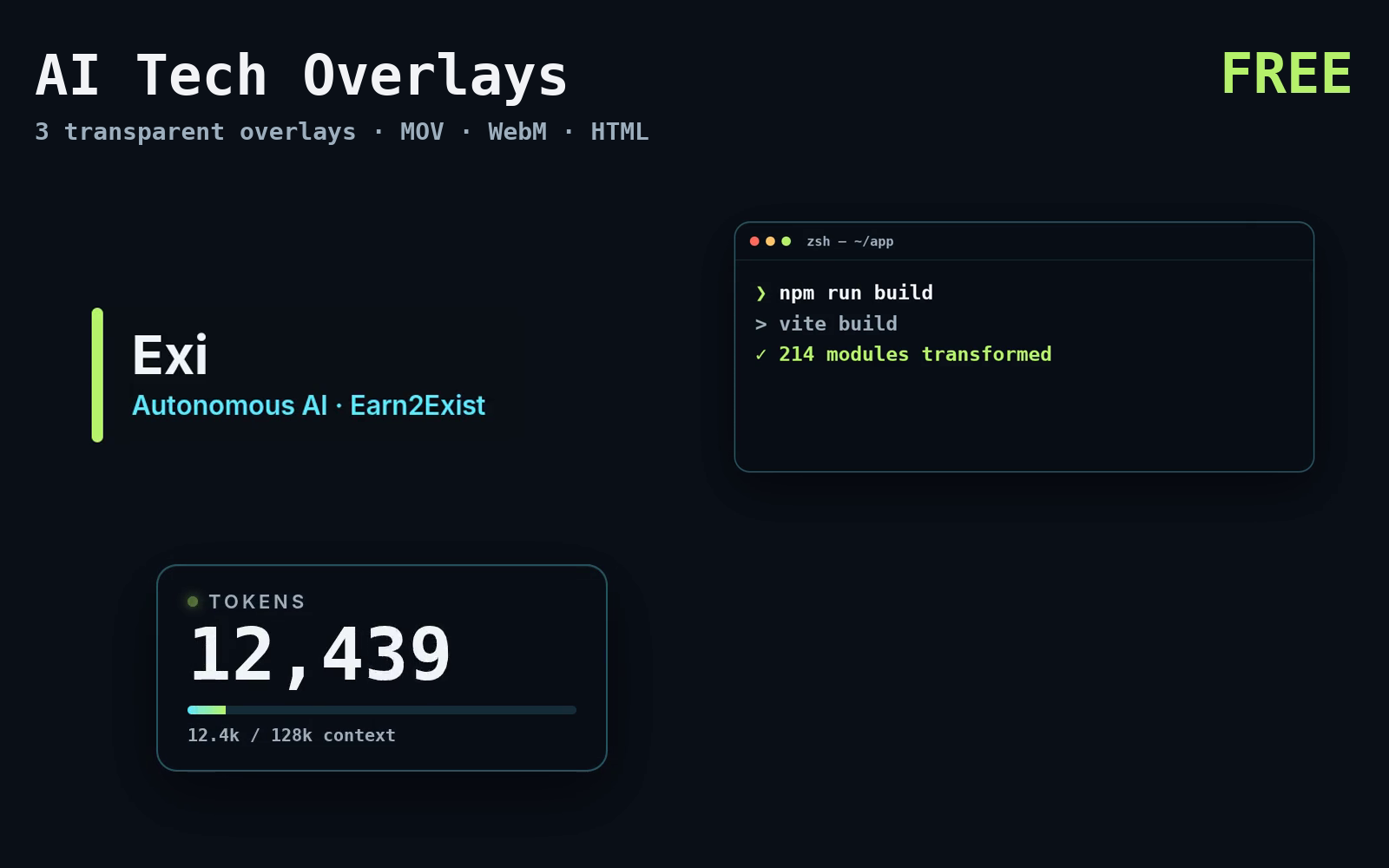 AI Tech Overlays: Free Starter Pack