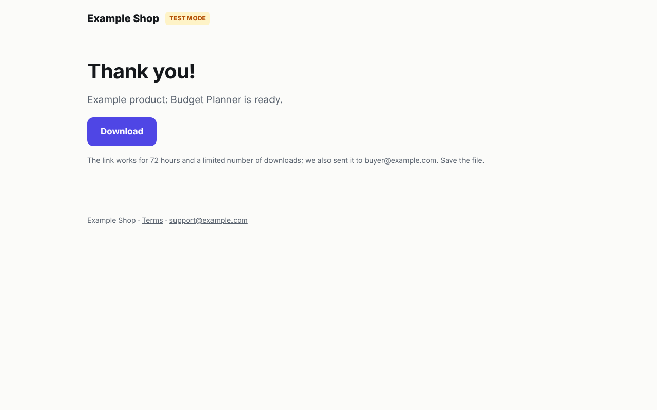Stripe Digital Seller Kit (PHP)
